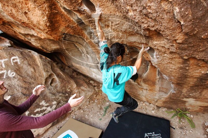 Bouldering in Hueco Tanks on 11/16/2019 with Blue Lizard Climbing and Yoga

Filename: SRM_20191116_1047370.jpg
Aperture: f/5.0
Shutter Speed: 1/160
Body: Canon EOS-1D Mark II
Lens: Canon EF 16-35mm f/2.8 L