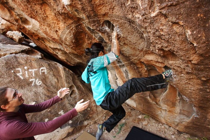 Bouldering in Hueco Tanks on 11/16/2019 with Blue Lizard Climbing and Yoga

Filename: SRM_20191116_1047451.jpg
Aperture: f/5.0
Shutter Speed: 1/200
Body: Canon EOS-1D Mark II
Lens: Canon EF 16-35mm f/2.8 L