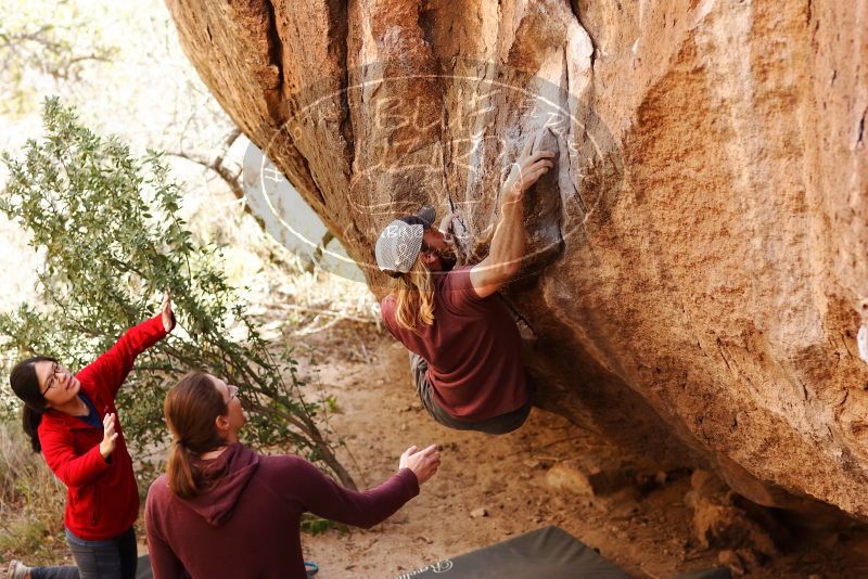 Bouldering in Hueco Tanks on 11/16/2019 with Blue Lizard Climbing and Yoga

Filename: SRM_20191116_1100350.jpg
Aperture: f/2.8
Shutter Speed: 1/500
Body: Canon EOS-1D Mark II
Lens: Canon EF 85mm f/1.2 L II