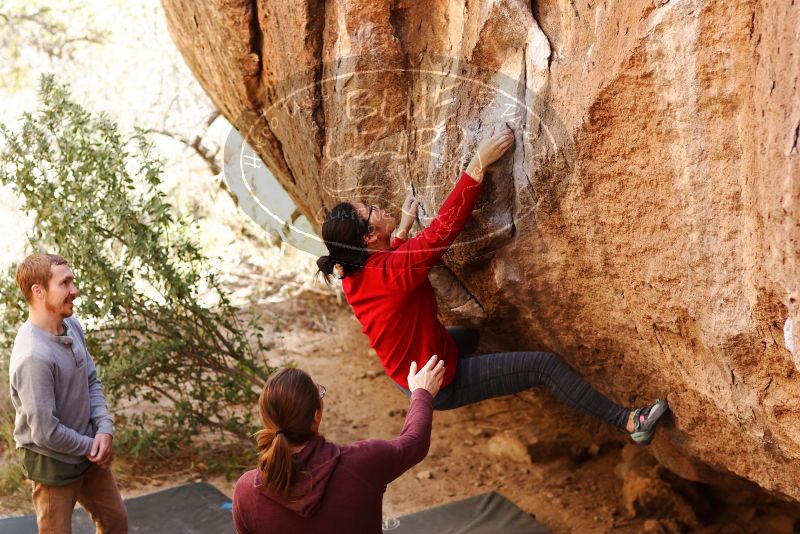 Bouldering in Hueco Tanks on 11/16/2019 with Blue Lizard Climbing and Yoga

Filename: SRM_20191116_1103330.jpg
Aperture: f/2.8
Shutter Speed: 1/400
Body: Canon EOS-1D Mark II
Lens: Canon EF 85mm f/1.2 L II