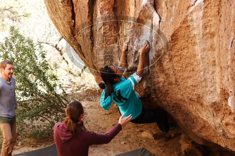 Bouldering in Hueco Tanks on 11/16/2019 with Blue Lizard Climbing and Yoga

Filename: SRM_20191116_1104430.jpg
Aperture: f/2.8
Shutter Speed: 1/500
Body: Canon EOS-1D Mark II
Lens: Canon EF 85mm f/1.2 L II