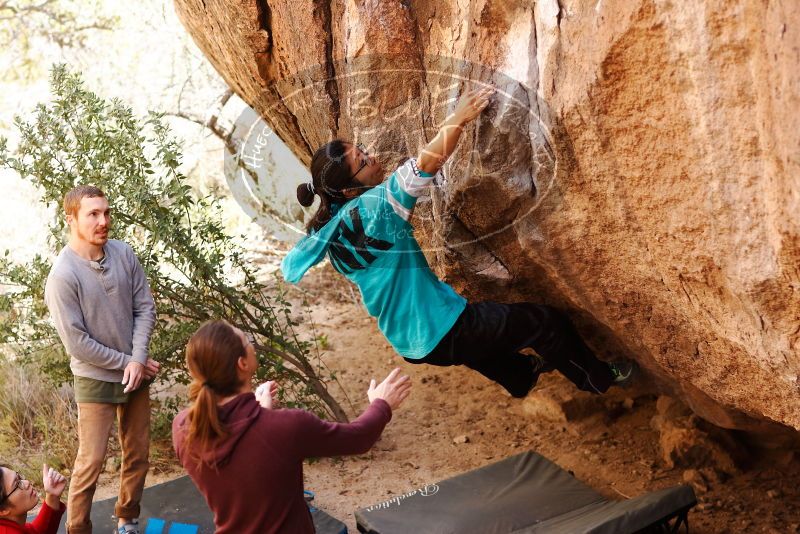 Bouldering in Hueco Tanks on 11/16/2019 with Blue Lizard Climbing and Yoga

Filename: SRM_20191116_1105480.jpg
Aperture: f/2.8
Shutter Speed: 1/400
Body: Canon EOS-1D Mark II
Lens: Canon EF 85mm f/1.2 L II