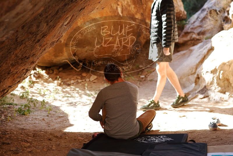 Bouldering in Hueco Tanks on 11/16/2019 with Blue Lizard Climbing and Yoga

Filename: SRM_20191116_1117500.jpg
Aperture: f/2.8
Shutter Speed: 1/500
Body: Canon EOS-1D Mark II
Lens: Canon EF 85mm f/1.2 L II