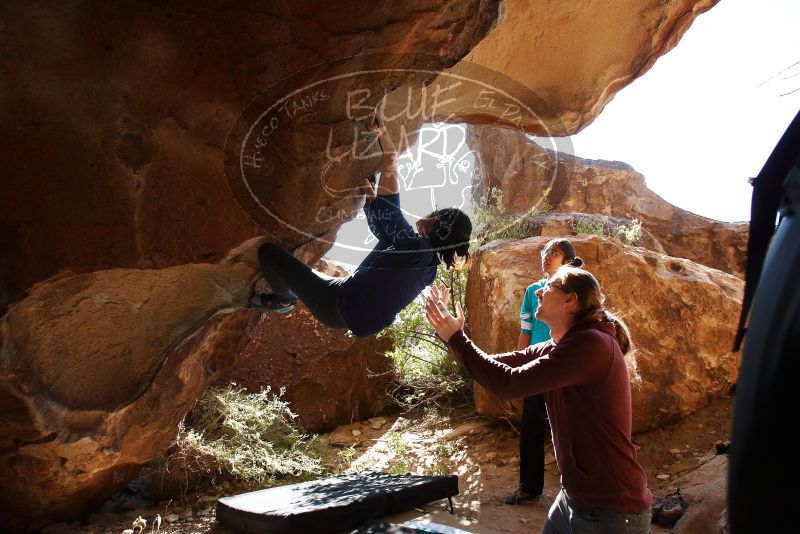 Bouldering in Hueco Tanks on 11/16/2019 with Blue Lizard Climbing and Yoga

Filename: SRM_20191116_1201140.jpg
Aperture: f/5.6
Shutter Speed: 1/400
Body: Canon EOS-1D Mark II
Lens: Canon EF 16-35mm f/2.8 L