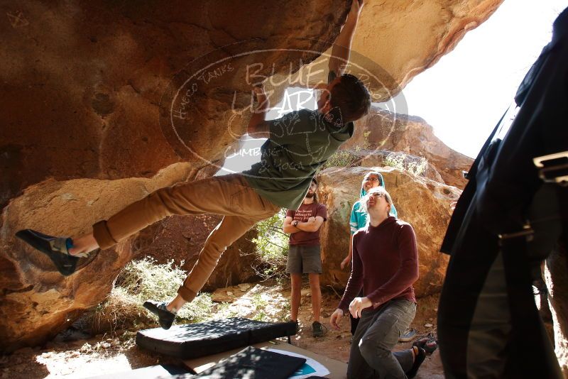 Bouldering in Hueco Tanks on 11/16/2019 with Blue Lizard Climbing and Yoga

Filename: SRM_20191116_1215250.jpg
Aperture: f/5.6
Shutter Speed: 1/320
Body: Canon EOS-1D Mark II
Lens: Canon EF 16-35mm f/2.8 L