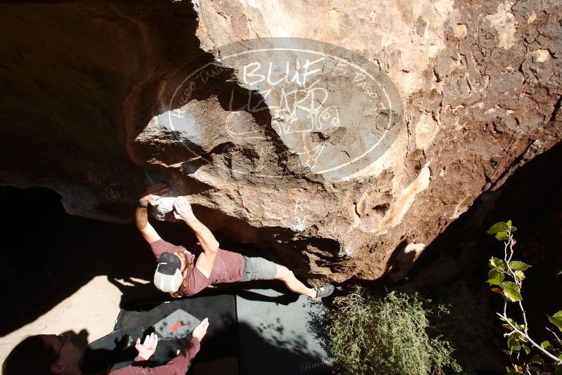 Bouldering in Hueco Tanks on 11/16/2019 with Blue Lizard Climbing and Yoga

Filename: SRM_20191116_1239240.jpg
Aperture: f/8.0
Shutter Speed: 1/800
Body: Canon EOS-1D Mark II
Lens: Canon EF 16-35mm f/2.8 L