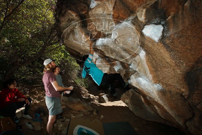 Bouldering in Hueco Tanks on 11/16/2019 with Blue Lizard Climbing and Yoga

Filename: SRM_20191116_1402400.jpg
Aperture: f/8.0
Shutter Speed: 1/250
Body: Canon EOS-1D Mark II
Lens: Canon EF 16-35mm f/2.8 L