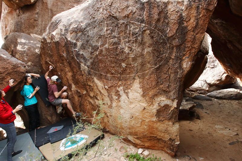 Bouldering in Hueco Tanks on 11/16/2019 with Blue Lizard Climbing and Yoga

Filename: SRM_20191116_1434210.jpg
Aperture: f/5.6
Shutter Speed: 1/200
Body: Canon EOS-1D Mark II
Lens: Canon EF 16-35mm f/2.8 L