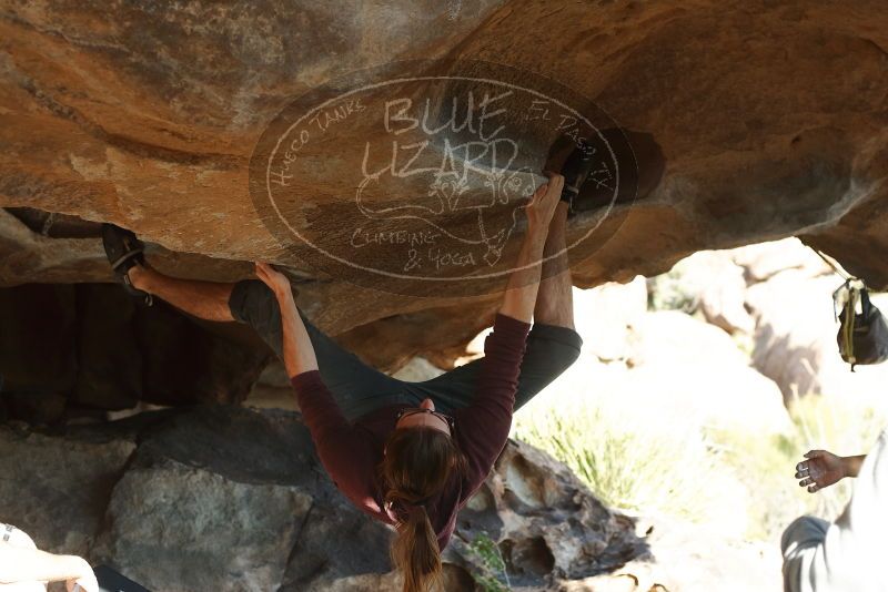 Bouldering in Hueco Tanks on 11/16/2019 with Blue Lizard Climbing and Yoga

Filename: SRM_20191116_1604290.jpg
Aperture: f/4.0
Shutter Speed: 1/400
Body: Canon EOS-1D Mark II
Lens: Canon EF 50mm f/1.8 II