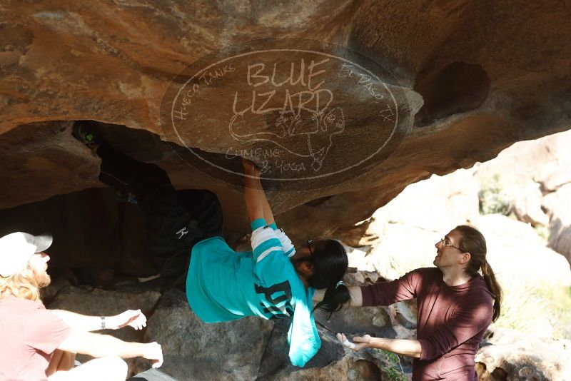 Bouldering in Hueco Tanks on 11/16/2019 with Blue Lizard Climbing and Yoga

Filename: SRM_20191116_1612010.jpg
Aperture: f/4.0
Shutter Speed: 1/320
Body: Canon EOS-1D Mark II
Lens: Canon EF 50mm f/1.8 II