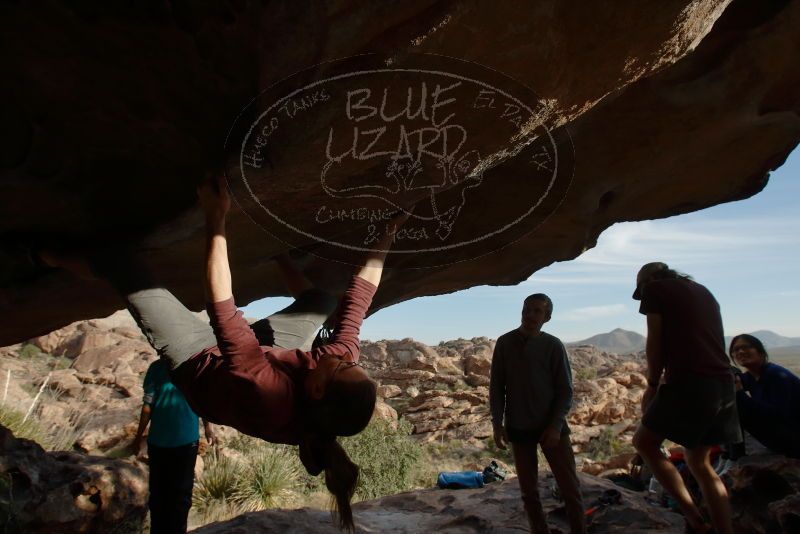 Bouldering in Hueco Tanks on 11/16/2019 with Blue Lizard Climbing and Yoga

Filename: SRM_20191116_1644330.jpg
Aperture: f/8.0
Shutter Speed: 1/250
Body: Canon EOS-1D Mark II
Lens: Canon EF 16-35mm f/2.8 L