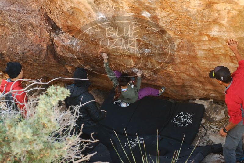 Bouldering in Hueco Tanks on 11/23/2019 with Blue Lizard Climbing and Yoga

Filename: SRM_20191123_1227310.jpg
Aperture: f/3.2
Shutter Speed: 1/250
Body: Canon EOS-1D Mark II
Lens: Canon EF 50mm f/1.8 II