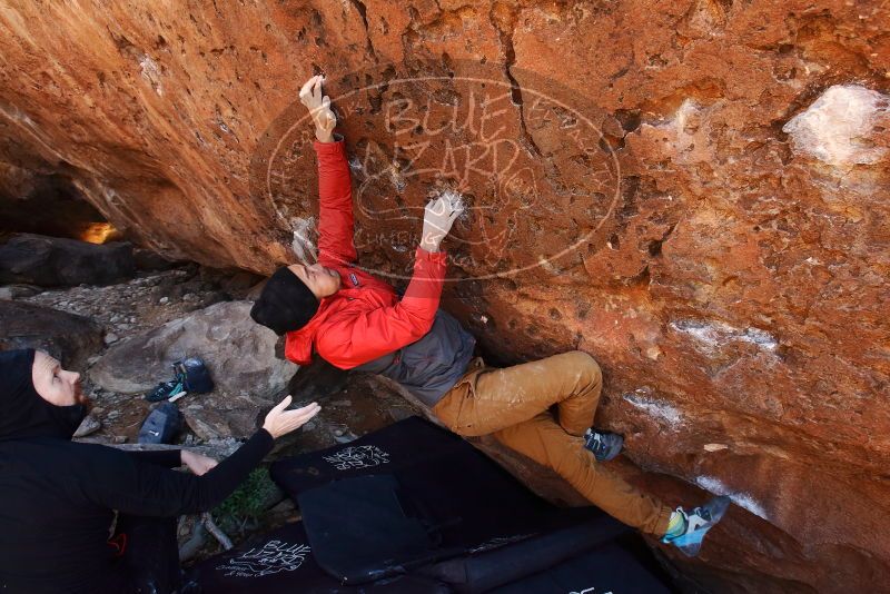 Bouldering in Hueco Tanks on 11/23/2019 with Blue Lizard Climbing and Yoga

Filename: SRM_20191123_1259080.jpg
Aperture: f/6.3
Shutter Speed: 1/160
Body: Canon EOS-1D Mark II
Lens: Canon EF 16-35mm f/2.8 L