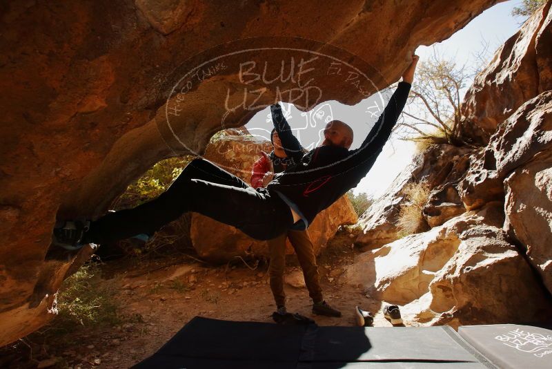 Bouldering in Hueco Tanks on 11/23/2019 with Blue Lizard Climbing and Yoga

Filename: SRM_20191123_1415220.jpg
Aperture: f/8.0
Shutter Speed: 1/250
Body: Canon EOS-1D Mark II
Lens: Canon EF 16-35mm f/2.8 L