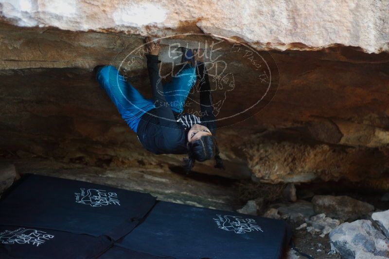 Bouldering in Hueco Tanks on 11/23/2019 with Blue Lizard Climbing and Yoga

Filename: SRM_20191123_1630420.jpg
Aperture: f/1.8
Shutter Speed: 1/200
Body: Canon EOS-1D Mark II
Lens: Canon EF 50mm f/1.8 II