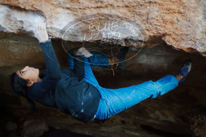 Bouldering in Hueco Tanks on 11/23/2019 with Blue Lizard Climbing and Yoga

Filename: SRM_20191123_1640451.jpg
Aperture: f/2.0
Shutter Speed: 1/250
Body: Canon EOS-1D Mark II
Lens: Canon EF 50mm f/1.8 II