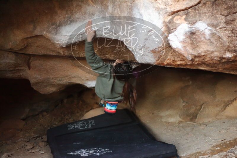 Bouldering in Hueco Tanks on 11/23/2019 with Blue Lizard Climbing and Yoga

Filename: SRM_20191123_1726020.jpg
Aperture: f/1.8
Shutter Speed: 1/125
Body: Canon EOS-1D Mark II
Lens: Canon EF 50mm f/1.8 II