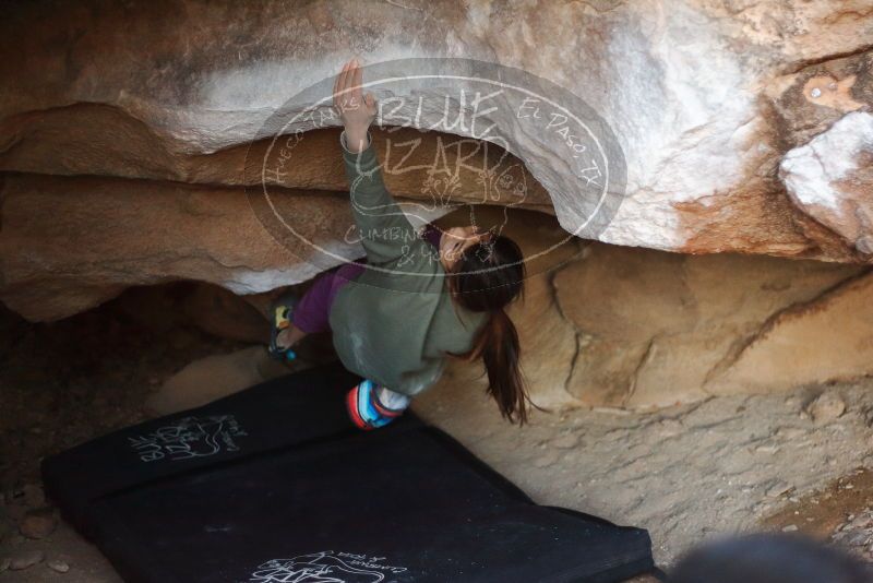 Bouldering in Hueco Tanks on 11/23/2019 with Blue Lizard Climbing and Yoga

Filename: SRM_20191123_1728340.jpg
Aperture: f/1.8
Shutter Speed: 1/160
Body: Canon EOS-1D Mark II
Lens: Canon EF 50mm f/1.8 II