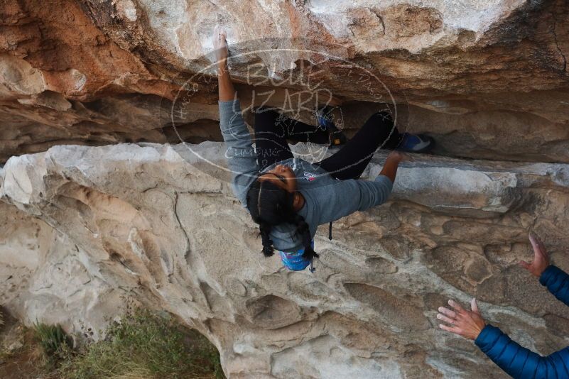 Bouldering in Hueco Tanks on 11/24/2019 with Blue Lizard Climbing and Yoga

Filename: SRM_20191124_1015050.jpg
Aperture: f/5.6
Shutter Speed: 1/250
Body: Canon EOS-1D Mark II
Lens: Canon EF 50mm f/1.8 II