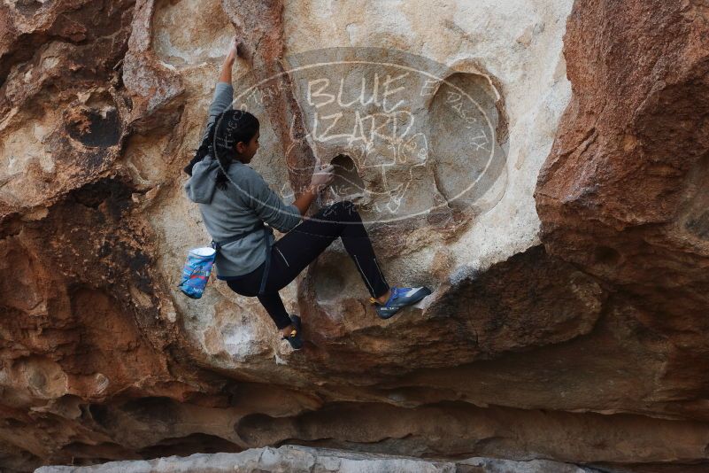 Bouldering in Hueco Tanks on 11/24/2019 with Blue Lizard Climbing and Yoga

Filename: SRM_20191124_1015320.jpg
Aperture: f/7.1
Shutter Speed: 1/250
Body: Canon EOS-1D Mark II
Lens: Canon EF 50mm f/1.8 II