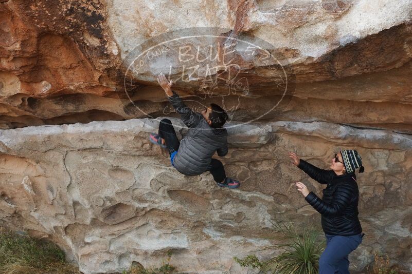 Bouldering in Hueco Tanks on 11/24/2019 with Blue Lizard Climbing and Yoga

Filename: SRM_20191124_1018270.jpg
Aperture: f/6.3
Shutter Speed: 1/250
Body: Canon EOS-1D Mark II
Lens: Canon EF 50mm f/1.8 II