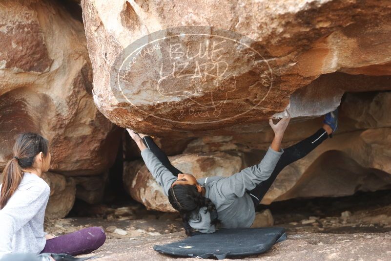 Bouldering in Hueco Tanks on 11/24/2019 with Blue Lizard Climbing and Yoga

Filename: SRM_20191124_1059460.jpg
Aperture: f/3.2
Shutter Speed: 1/320
Body: Canon EOS-1D Mark II
Lens: Canon EF 50mm f/1.8 II