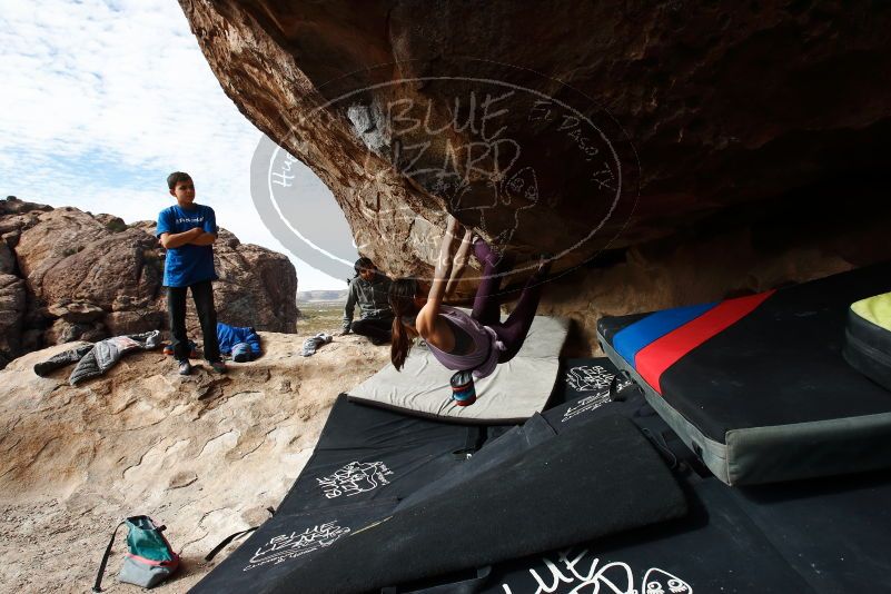 Bouldering in Hueco Tanks on 11/24/2019 with Blue Lizard Climbing and Yoga

Filename: SRM_20191124_1140300.jpg
Aperture: f/9.0
Shutter Speed: 1/320
Body: Canon EOS-1D Mark II
Lens: Canon EF 16-35mm f/2.8 L