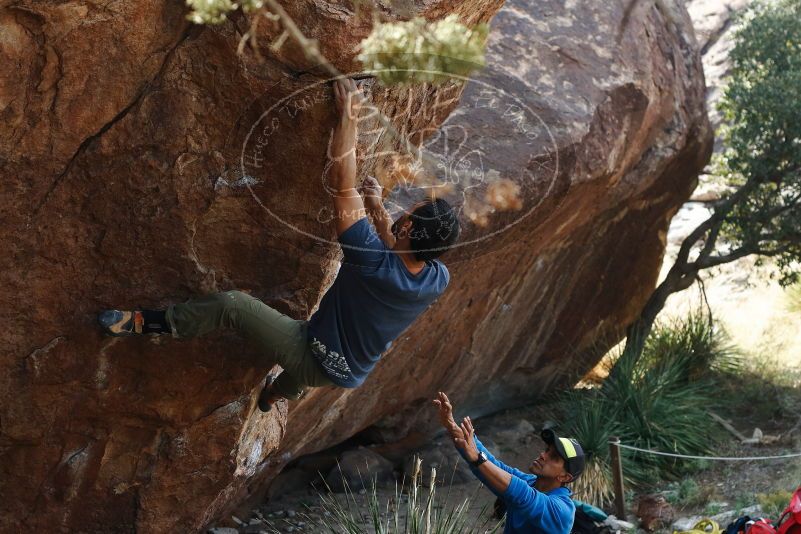 Bouldering in Hueco Tanks on 11/24/2019 with Blue Lizard Climbing and Yoga

Filename: SRM_20191124_1310110.jpg
Aperture: f/4.5
Shutter Speed: 1/320
Body: Canon EOS-1D Mark II
Lens: Canon EF 50mm f/1.8 II