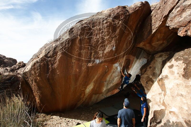 Bouldering in Hueco Tanks on 11/24/2019 with Blue Lizard Climbing and Yoga

Filename: SRM_20191124_1422490.jpg
Aperture: f/8.0
Shutter Speed: 1/250
Body: Canon EOS-1D Mark II
Lens: Canon EF 16-35mm f/2.8 L