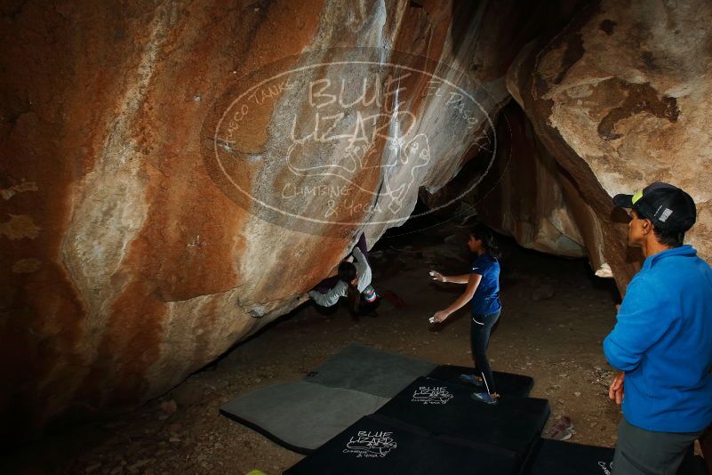 Bouldering in Hueco Tanks on 11/24/2019 with Blue Lizard Climbing and Yoga

Filename: SRM_20191124_1427110.jpg
Aperture: f/8.0
Shutter Speed: 1/250
Body: Canon EOS-1D Mark II
Lens: Canon EF 16-35mm f/2.8 L