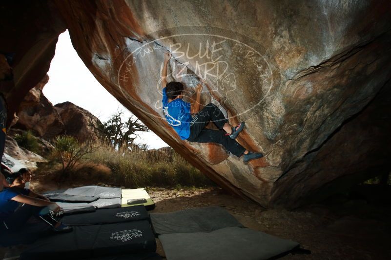 Bouldering in Hueco Tanks on 11/24/2019 with Blue Lizard Climbing and Yoga

Filename: SRM_20191124_1436350.jpg
Aperture: f/8.0
Shutter Speed: 1/250
Body: Canon EOS-1D Mark II
Lens: Canon EF 16-35mm f/2.8 L