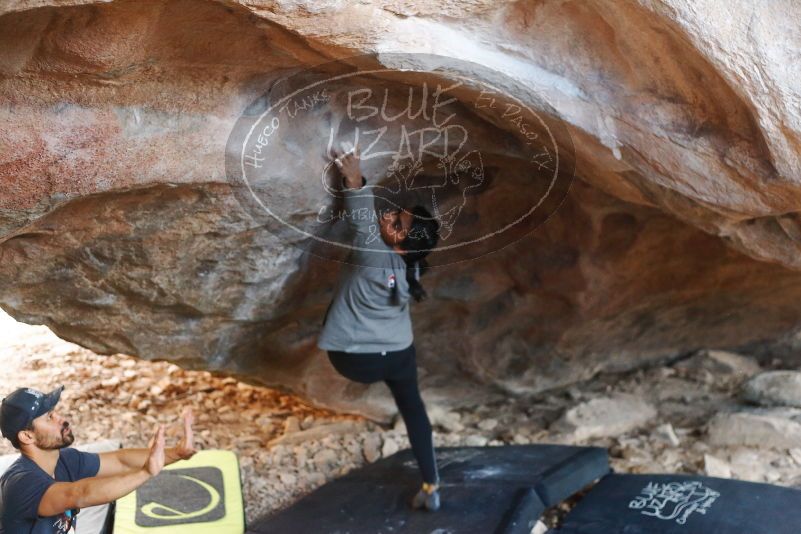 Bouldering in Hueco Tanks on 11/24/2019 with Blue Lizard Climbing and Yoga

Filename: SRM_20191124_1611550.jpg
Aperture: f/2.8
Shutter Speed: 1/250
Body: Canon EOS-1D Mark II
Lens: Canon EF 50mm f/1.8 II