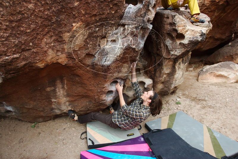 Bouldering in Hueco Tanks on 11/25/2019 with Blue Lizard Climbing and Yoga

Filename: SRM_20191125_1057230.jpg
Aperture: f/4.5
Shutter Speed: 1/800
Body: Canon EOS-1D Mark II
Lens: Canon EF 16-35mm f/2.8 L