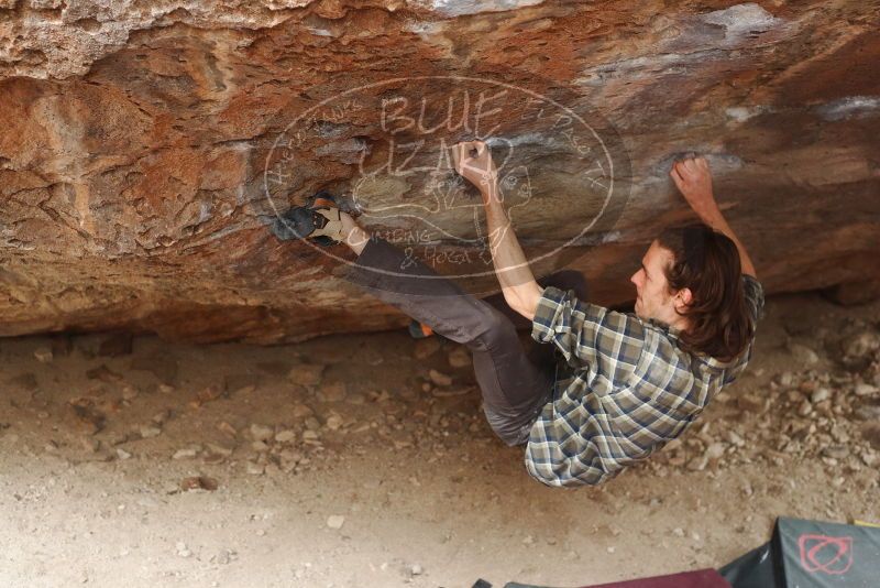 Bouldering in Hueco Tanks on 11/25/2019 with Blue Lizard Climbing and Yoga

Filename: SRM_20191125_1312240.jpg
Aperture: f/3.5
Shutter Speed: 1/320
Body: Canon EOS-1D Mark II
Lens: Canon EF 50mm f/1.8 II