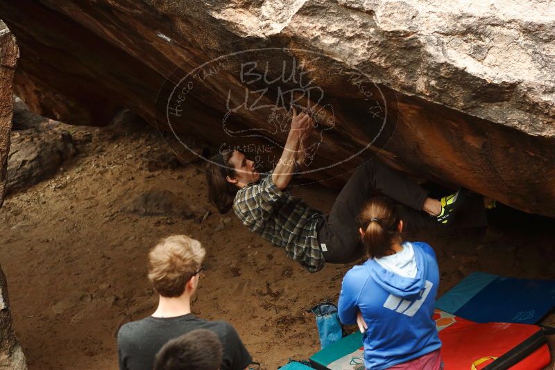 Bouldering in Hueco Tanks on 11/25/2019 with Blue Lizard Climbing and Yoga

Filename: SRM_20191125_1350420.jpg
Aperture: f/4.0
Shutter Speed: 1/400
Body: Canon EOS-1D Mark II
Lens: Canon EF 50mm f/1.8 II