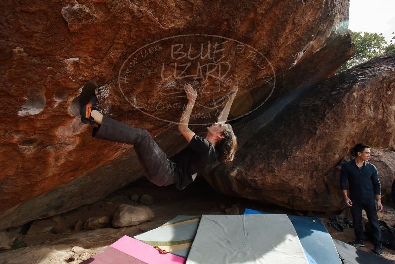 Bouldering in Hueco Tanks on 11/25/2019 with Blue Lizard Climbing and Yoga

Filename: SRM_20191125_1524120.jpg
Aperture: f/5.0
Shutter Speed: 1/400
Body: Canon EOS-1D Mark II
Lens: Canon EF 16-35mm f/2.8 L