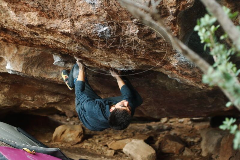 Bouldering in Hueco Tanks on 11/25/2019 with Blue Lizard Climbing and Yoga

Filename: SRM_20191125_1641200.jpg
Aperture: f/2.8
Shutter Speed: 1/320
Body: Canon EOS-1D Mark II
Lens: Canon EF 50mm f/1.8 II