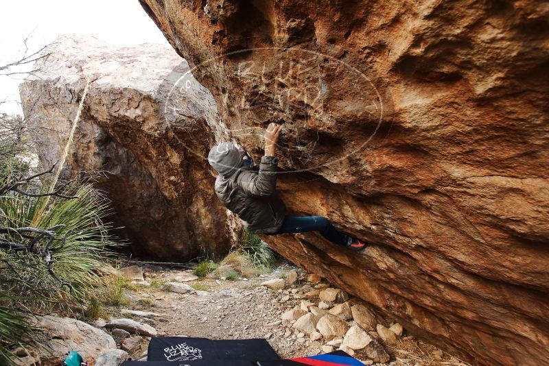 Bouldering in Hueco Tanks on 11/26/2019 with Blue Lizard Climbing and Yoga

Filename: SRM_20191126_1019060.jpg
Aperture: f/4.5
Shutter Speed: 1/250
Body: Canon EOS-1D Mark II
Lens: Canon EF 16-35mm f/2.8 L