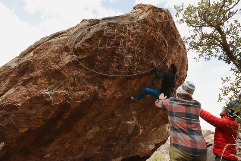 Bouldering in Hueco Tanks on 11/26/2019 with Blue Lizard Climbing and Yoga

Filename: SRM_20191126_1135570.jpg
Aperture: f/8.0
Shutter Speed: 1/250
Body: Canon EOS-1D Mark II
Lens: Canon EF 16-35mm f/2.8 L