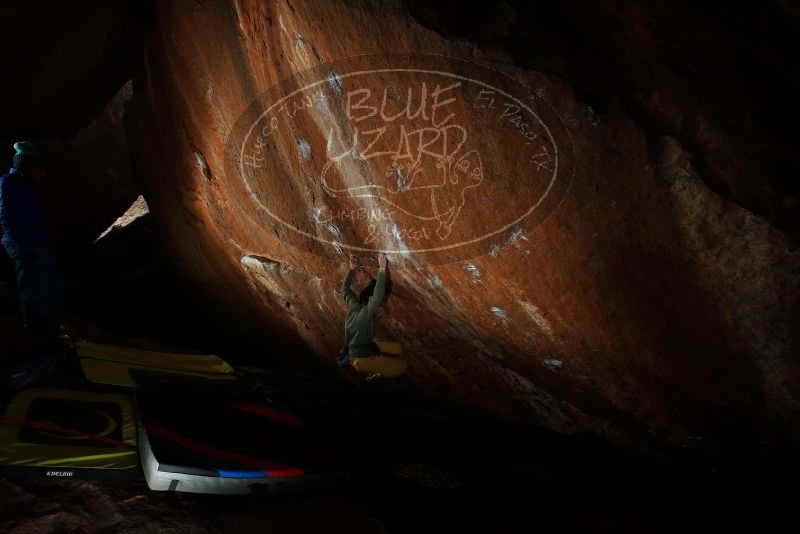 Bouldering in Hueco Tanks on 11/26/2019 with Blue Lizard Climbing and Yoga

Filename: SRM_20191126_1347010.jpg
Aperture: f/8.0
Shutter Speed: 1/250
Body: Canon EOS-1D Mark II
Lens: Canon EF 16-35mm f/2.8 L