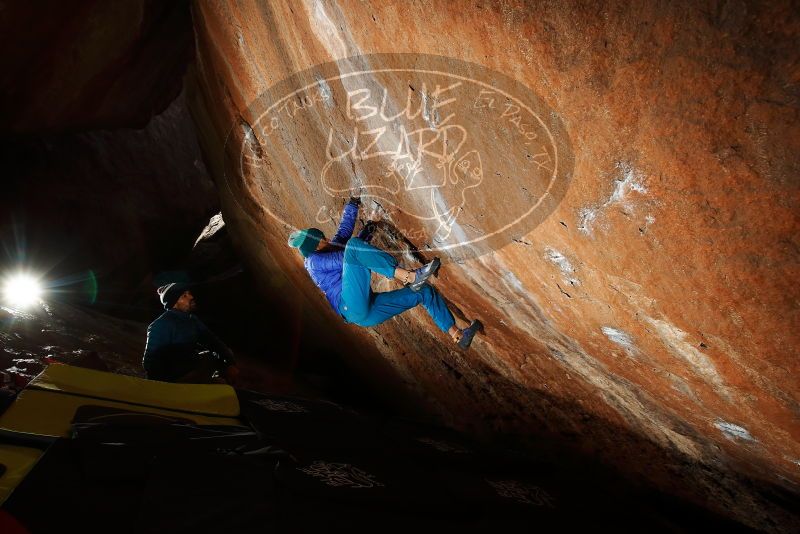 Bouldering in Hueco Tanks on 11/26/2019 with Blue Lizard Climbing and Yoga

Filename: SRM_20191126_1351460.jpg
Aperture: f/6.3
Shutter Speed: 1/250
Body: Canon EOS-1D Mark II
Lens: Canon EF 16-35mm f/2.8 L