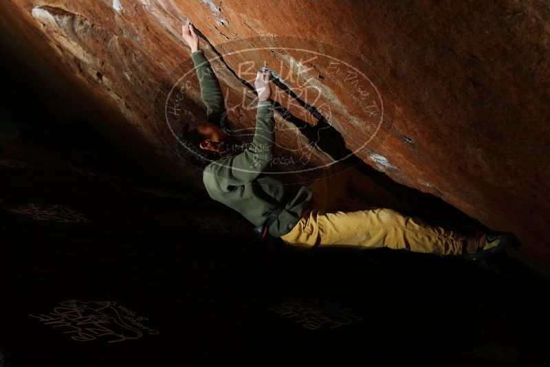 Bouldering in Hueco Tanks on 11/26/2019 with Blue Lizard Climbing and Yoga

Filename: SRM_20191126_1417110.jpg
Aperture: f/7.1
Shutter Speed: 1/250
Body: Canon EOS-1D Mark II
Lens: Canon EF 16-35mm f/2.8 L