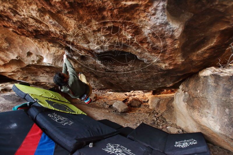 Bouldering in Hueco Tanks on 11/26/2019 with Blue Lizard Climbing and Yoga

Filename: SRM_20191126_1530140.jpg
Aperture: f/2.8
Shutter Speed: 1/250
Body: Canon EOS-1D Mark II
Lens: Canon EF 16-35mm f/2.8 L