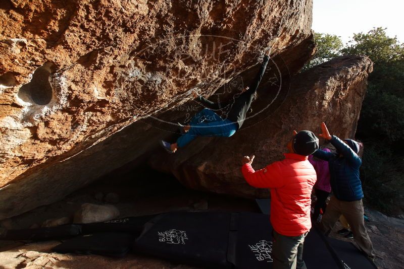 Bouldering in Hueco Tanks on 11/26/2019 with Blue Lizard Climbing and Yoga

Filename: SRM_20191126_1702550.jpg
Aperture: f/5.6
Shutter Speed: 1/250
Body: Canon EOS-1D Mark II
Lens: Canon EF 16-35mm f/2.8 L