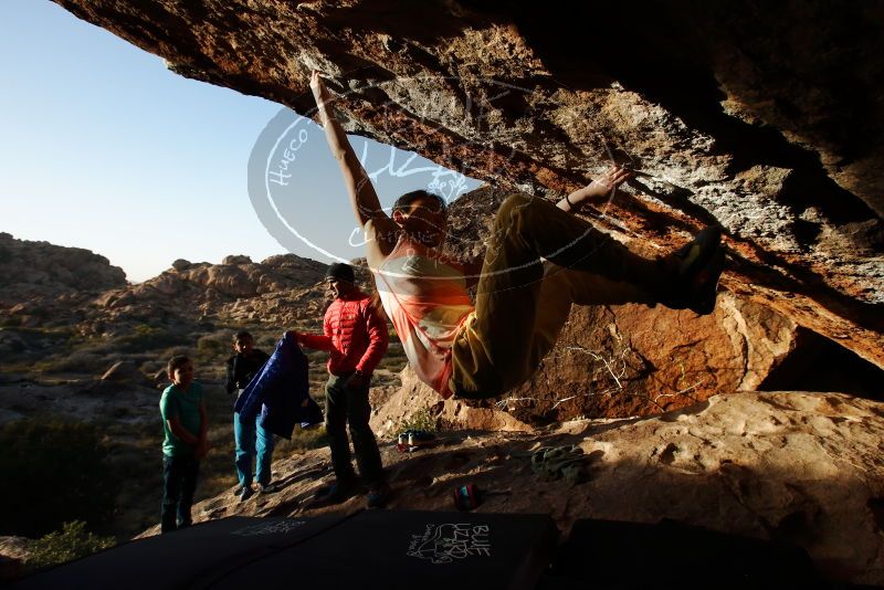 Bouldering in Hueco Tanks on 11/26/2019 with Blue Lizard Climbing and Yoga

Filename: SRM_20191126_1709530.jpg
Aperture: f/8.0
Shutter Speed: 1/250
Body: Canon EOS-1D Mark II
Lens: Canon EF 16-35mm f/2.8 L