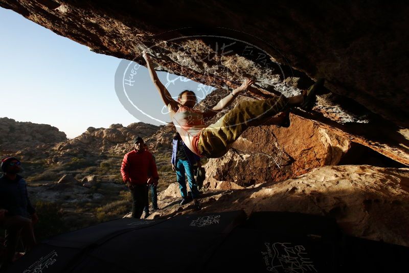 Bouldering in Hueco Tanks on 11/26/2019 with Blue Lizard Climbing and Yoga

Filename: SRM_20191126_1711430.jpg
Aperture: f/8.0
Shutter Speed: 1/250
Body: Canon EOS-1D Mark II
Lens: Canon EF 16-35mm f/2.8 L