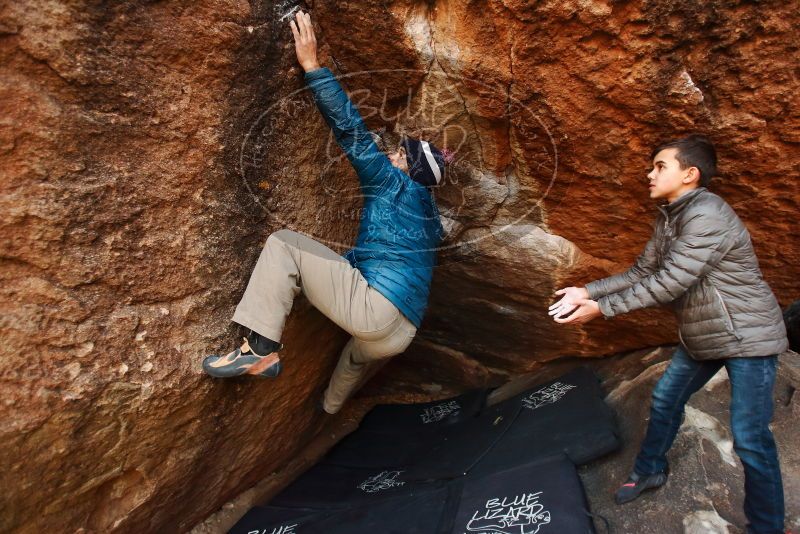 Bouldering in Hueco Tanks on 11/26/2019 with Blue Lizard Climbing and Yoga

Filename: SRM_20191126_1744570.jpg
Aperture: f/2.8
Shutter Speed: 1/250
Body: Canon EOS-1D Mark II
Lens: Canon EF 16-35mm f/2.8 L