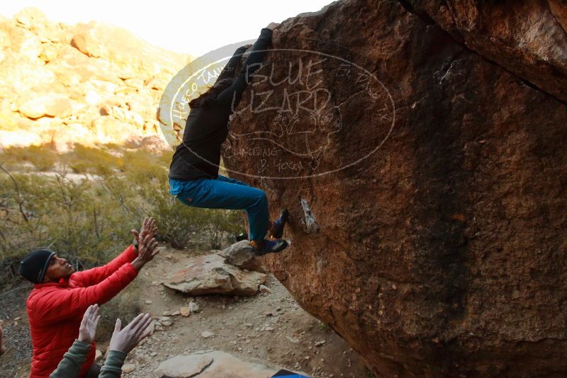 Bouldering in Hueco Tanks on 11/26/2019 with Blue Lizard Climbing and Yoga

Filename: SRM_20191126_1752240.jpg
Aperture: f/4.5
Shutter Speed: 1/250
Body: Canon EOS-1D Mark II
Lens: Canon EF 16-35mm f/2.8 L