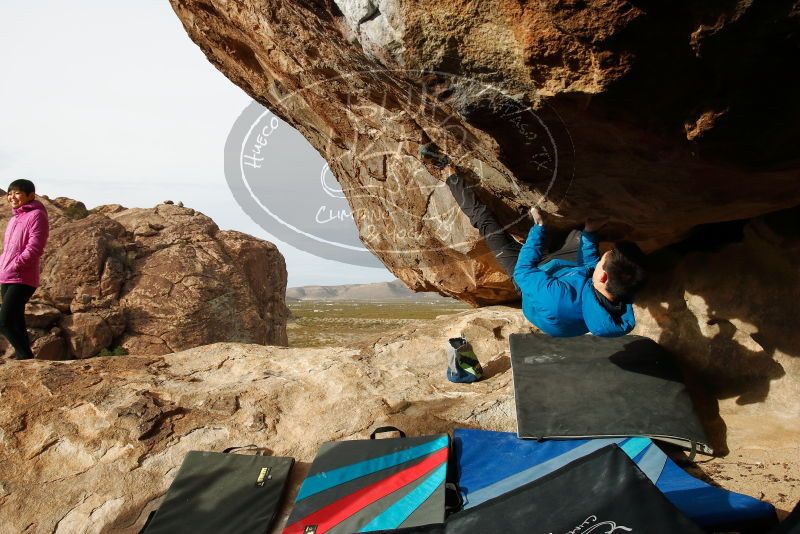 Bouldering in Hueco Tanks on 11/27/2019 with Blue Lizard Climbing and Yoga

Filename: SRM_20191127_0958430.jpg
Aperture: f/9.0
Shutter Speed: 1/250
Body: Canon EOS-1D Mark II
Lens: Canon EF 16-35mm f/2.8 L