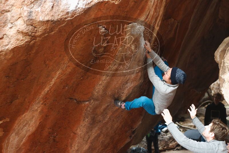 Bouldering in Hueco Tanks on 11/27/2019 with Blue Lizard Climbing and Yoga

Filename: SRM_20191127_1035470.jpg
Aperture: f/3.5
Shutter Speed: 1/250
Body: Canon EOS-1D Mark II
Lens: Canon EF 50mm f/1.8 II